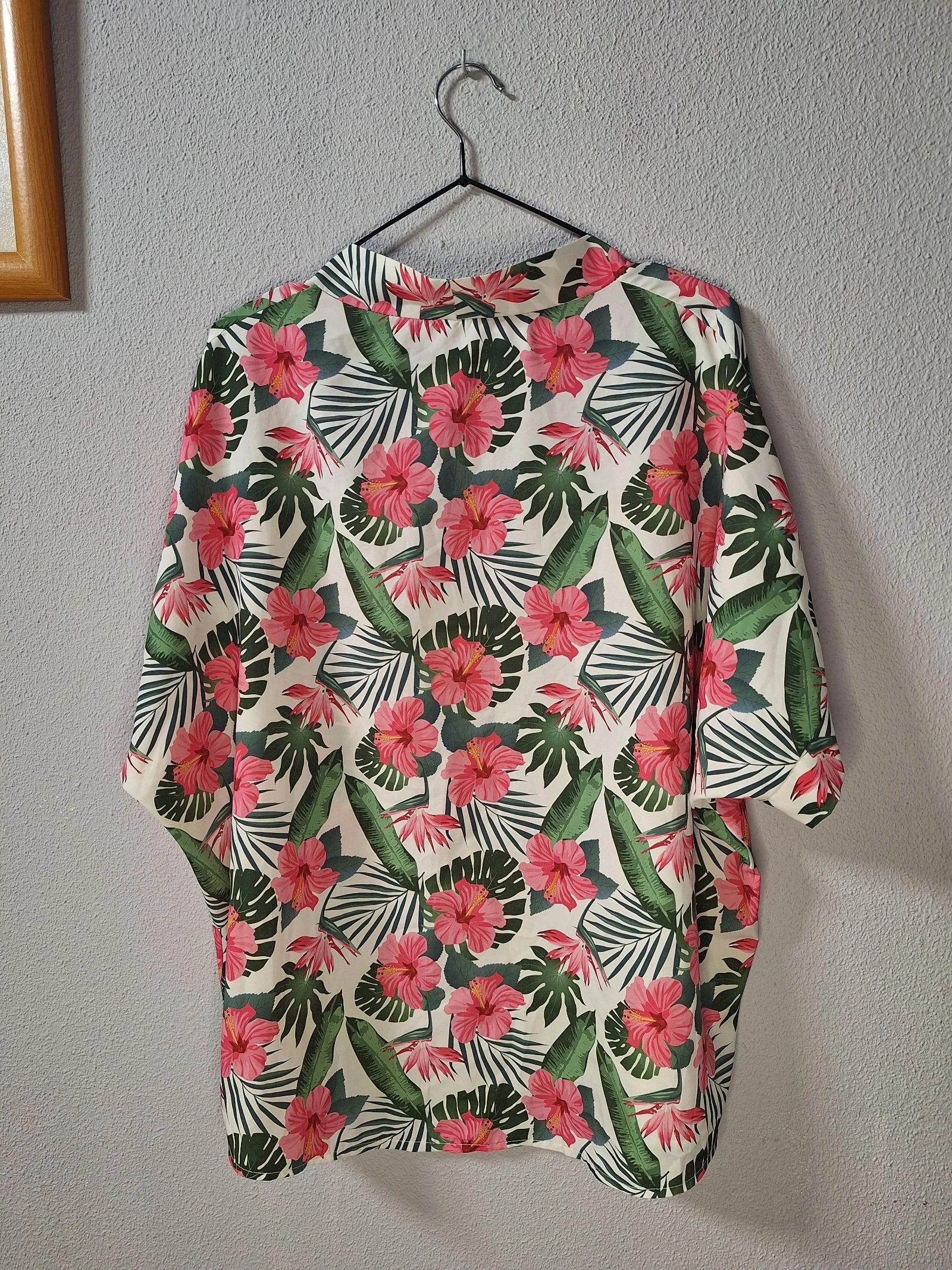 Tropical Hawaiian Flower Overshirt XL XXL Loose – photo 3